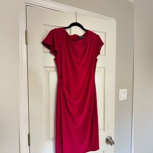 Ralph Lauren Vibrant Pink Midi Dress